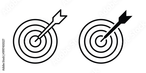 Target aim icon - vector illustration eps10