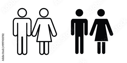 Toilet sign - vector illustration eps10