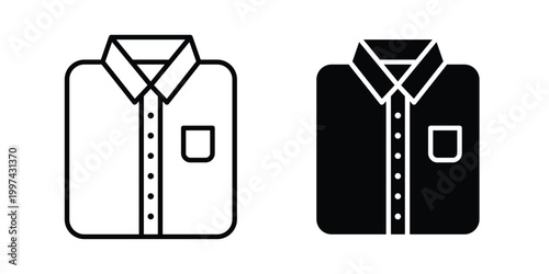 Uniform shirt icon - vector illustration eps10