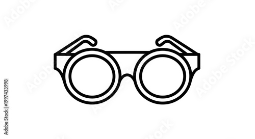 Classic Round Eyeglasses, Stylish Vision Correction, Modern Spectacles