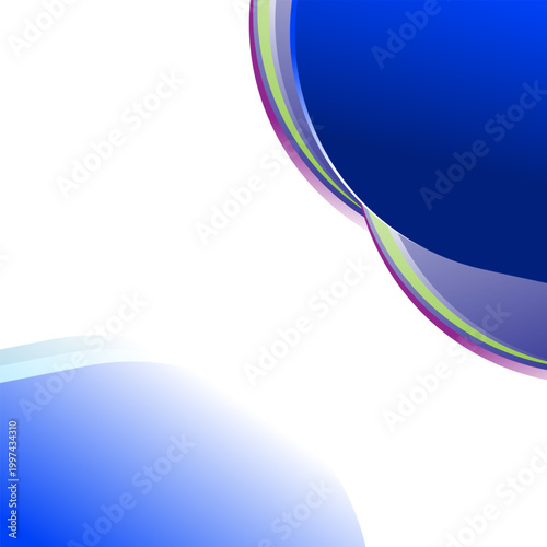 Modern Blue Gradient Wave Abstract Background