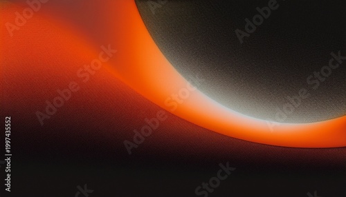 abstract grainy background dark dynamic banner backdrop orange white black glowing color gradient circle noise texture poster header wallpaper cover design