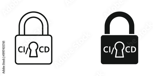 Contrast of open and closed ci/cd pipeline security locks