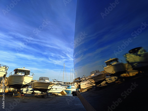Reflet de bateaux