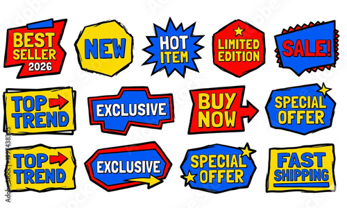 set of sale labels