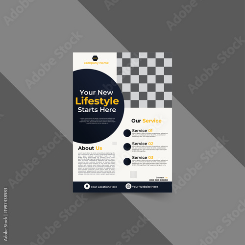 Modern Real Estate Flyer Template for Property Marketing and Corporate Business Promotion