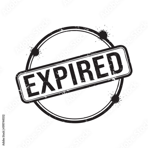 Expired Stamp Vintage Style