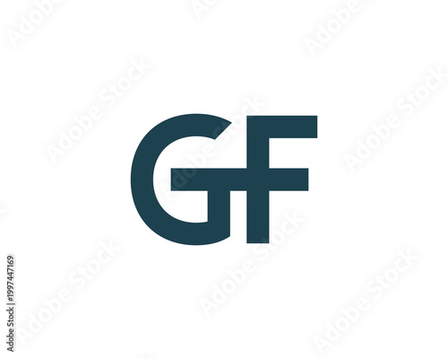 GF Logo Design. GF