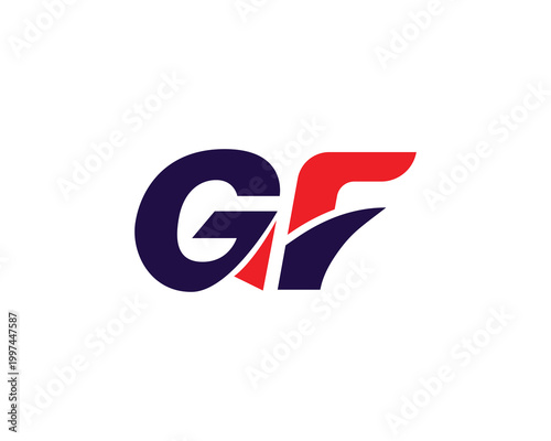 GF Logo Design. GF