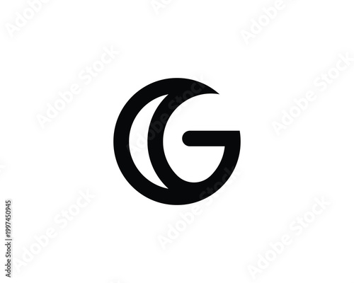 GG Logo Design. GG