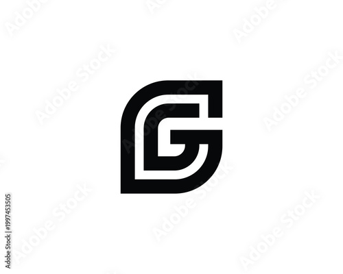 GG Logo Design. GG
