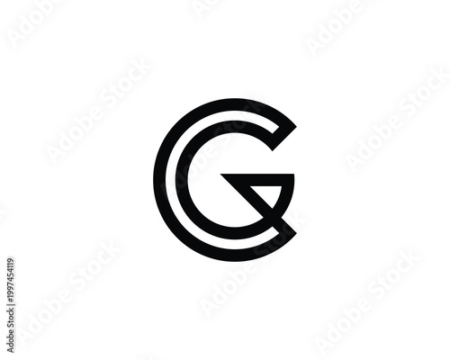 GG Logo Design. GG