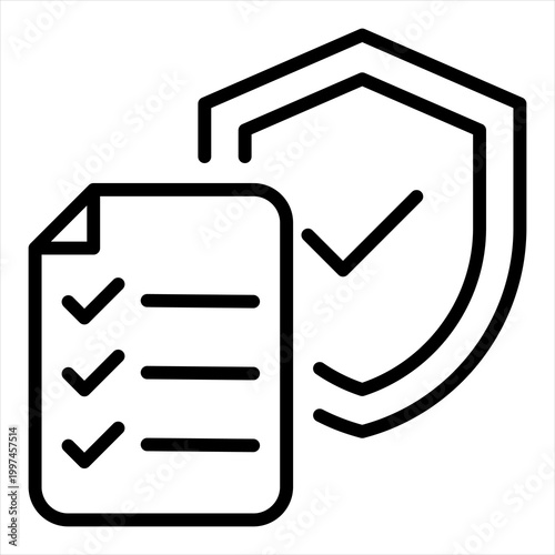 Complaint Single Icon Line Black