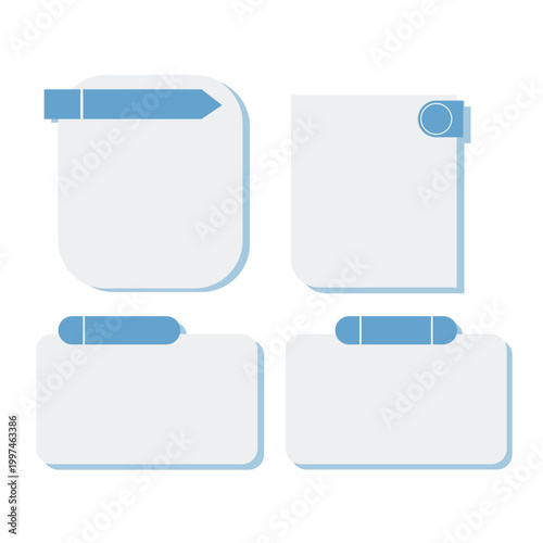 Text box vector illustration on a white background