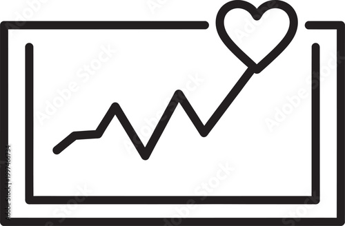 A handwritten love note drawn on a digital screen Vector