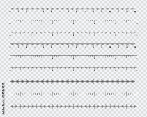 Tableau sur toile Multiple Ruler Types for Accurate Measurement