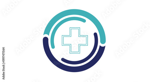 Medical Cross Symbol Logo Design.