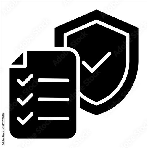 Complaint Single Icon Glyph Black