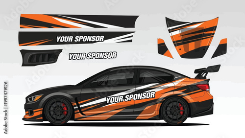 livery car vector,