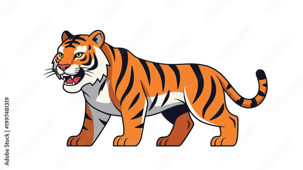 Obraz premium iluustration animals black and white vector