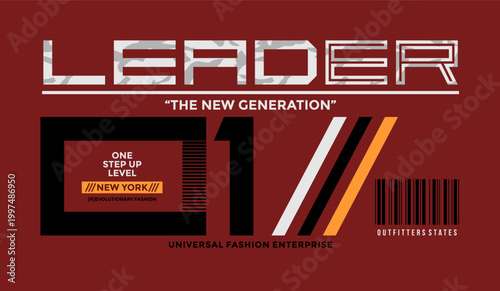 Modern and stylish typography slogan. Colorful abstract design vector illustration for print t shirt, typography, apparels, background, poster, banners and other uses.