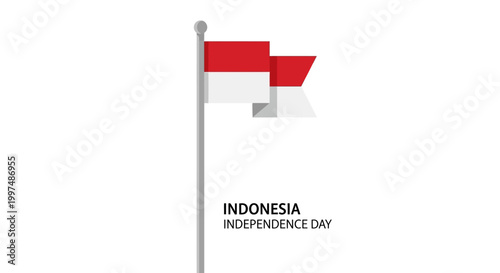 Foto Indonesia Flag Independence Day Symbol.
