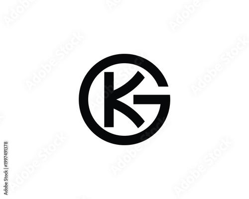 Free Download GK KG Logo Design - GFXLoad