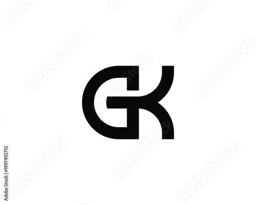 Free Download GK Logo Design. GK - GFXLoad
