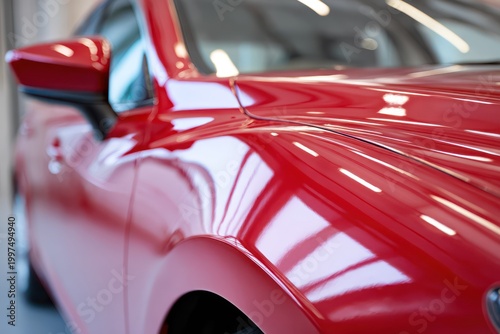 Luxury car paint with high gloss finish