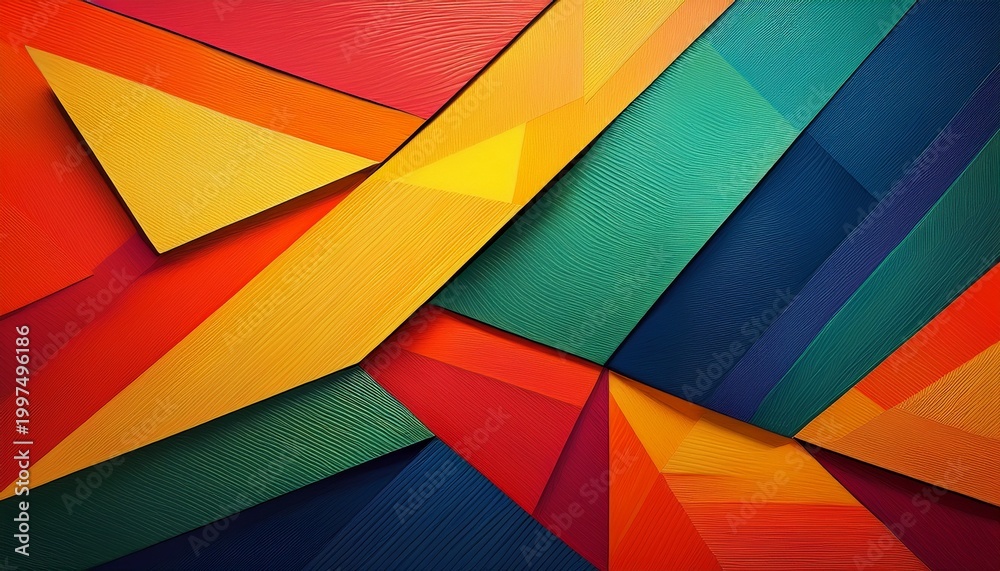 Fototapeta premium colorful geometric abstract background vibrant shapes textured surfaces modern design