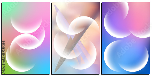 Modern abstract background featuring soft pastel gradients and smooth fluid shapes. Perfect for branding, social media, posters, and web design.