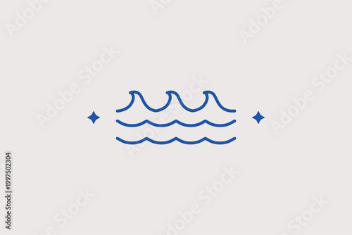 Windsock line icon for wind direction measurement and aviation safety. Technical vector illustration for airport weather stations and drone flight condition apps.