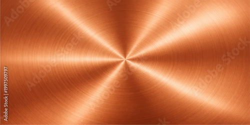 Abstract gold metal texture background with brushed metallic surface and shiny light reflection design
