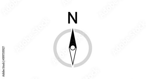 Compass Navigation Direction Indicator Tool.