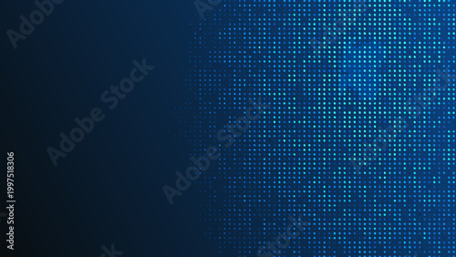digital dots on minimalist dark blue background high quality professional detailed