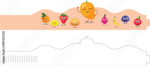 Cute Fruit Character Party Hats for Kids 