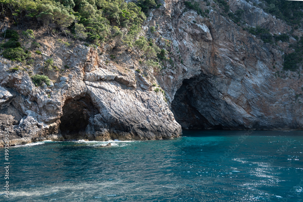 Fototapeta premium The Coastline of Skopelos island, Sporades, Thessaly, Greece
