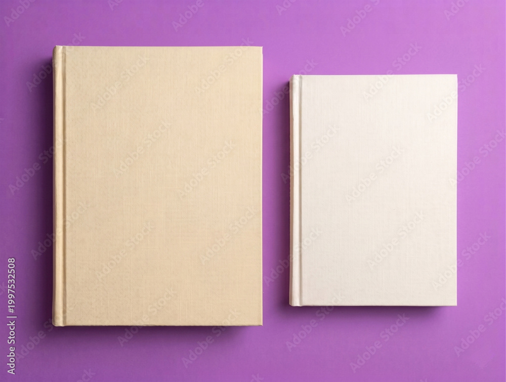 Fototapeta premium Hardcover Book Cover Template Mockup