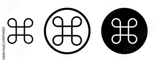 Obraz na płótnie Command icon, template for graphic or web design