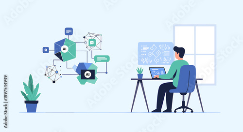 A calming and peaceful blue background creating a sense of tranquility. Perfect for website design, digital marketing, or social media posts needing a