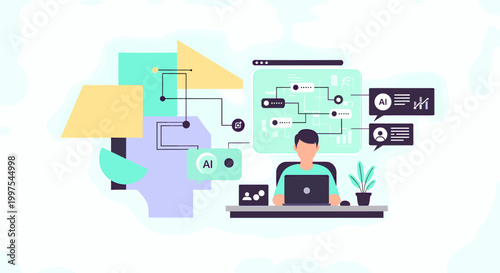 A gentle, flowing abstract shape creates a calming and modern feel, perfect for website backgrounds, digital art, and conveying serenity.