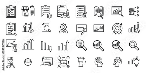 Influencer web icons in line style. Content, Community, Promotion, Influencer, Social Media, Ambassador. Vector Illustration.
