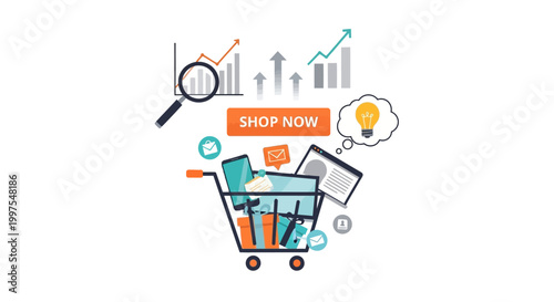 E-commerce Growth Strategy: Online Shopping with Digital Marketing Analytics, Sales Conversion, and Business Innovation