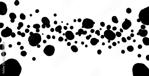 Asteroid field debris floating in cosmic space