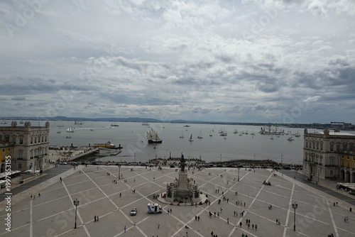 Slika na platnu view of the river tagus in lisbon, portugal