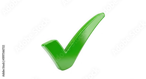 Green checkmark symbol on transparent background used for approval and confirmation