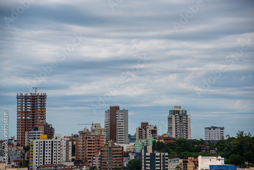 urban landscape of Santa Maria RS, southern Brazil.