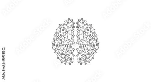 Neural Network Brain Concept - Digital Intelligence and Connectivity