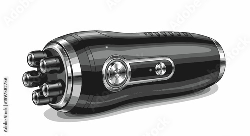 Modern Handheld Massager Device for Relaxation and Wellness