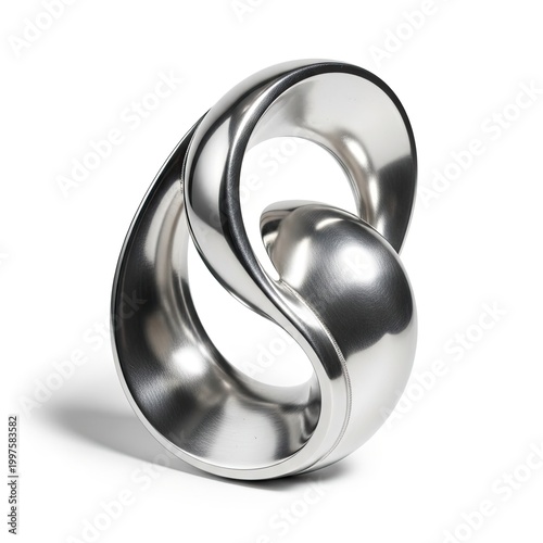 silver metal ring